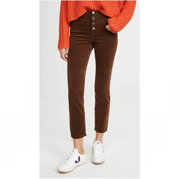Ag Adriano Goldschmied Isabelle Button Up Corduroy Pants - Picture 10 of 11